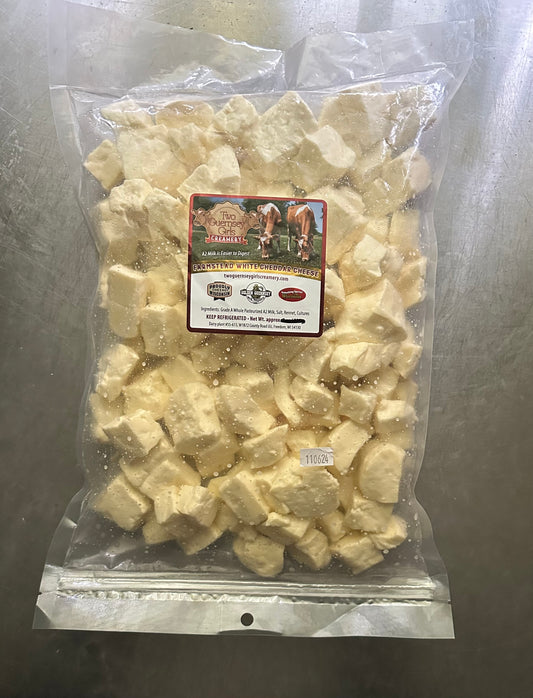 A2 White Cheddar Cheese Curds Bulk Plain 3lbs