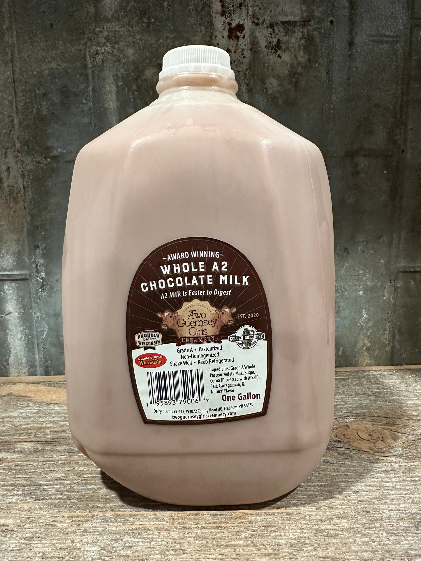 A2 Milk - Grade A Whole A2 Chocolate Milk 128oz - Pick Up Only